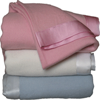  Cashmere Woven Blanket with satin boarder  (3009)