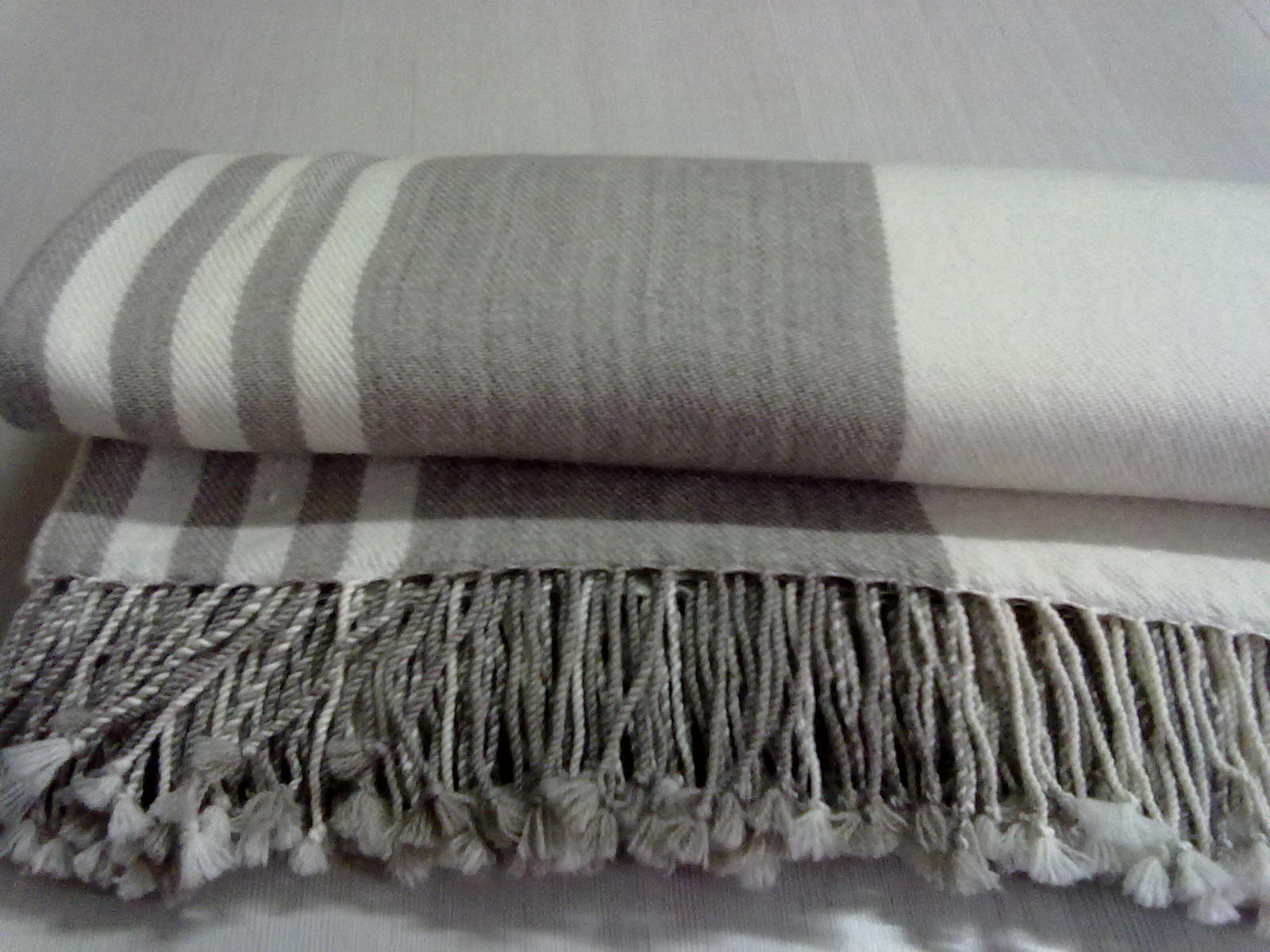  Cashmere Woven Stripe  Blanket (3104)